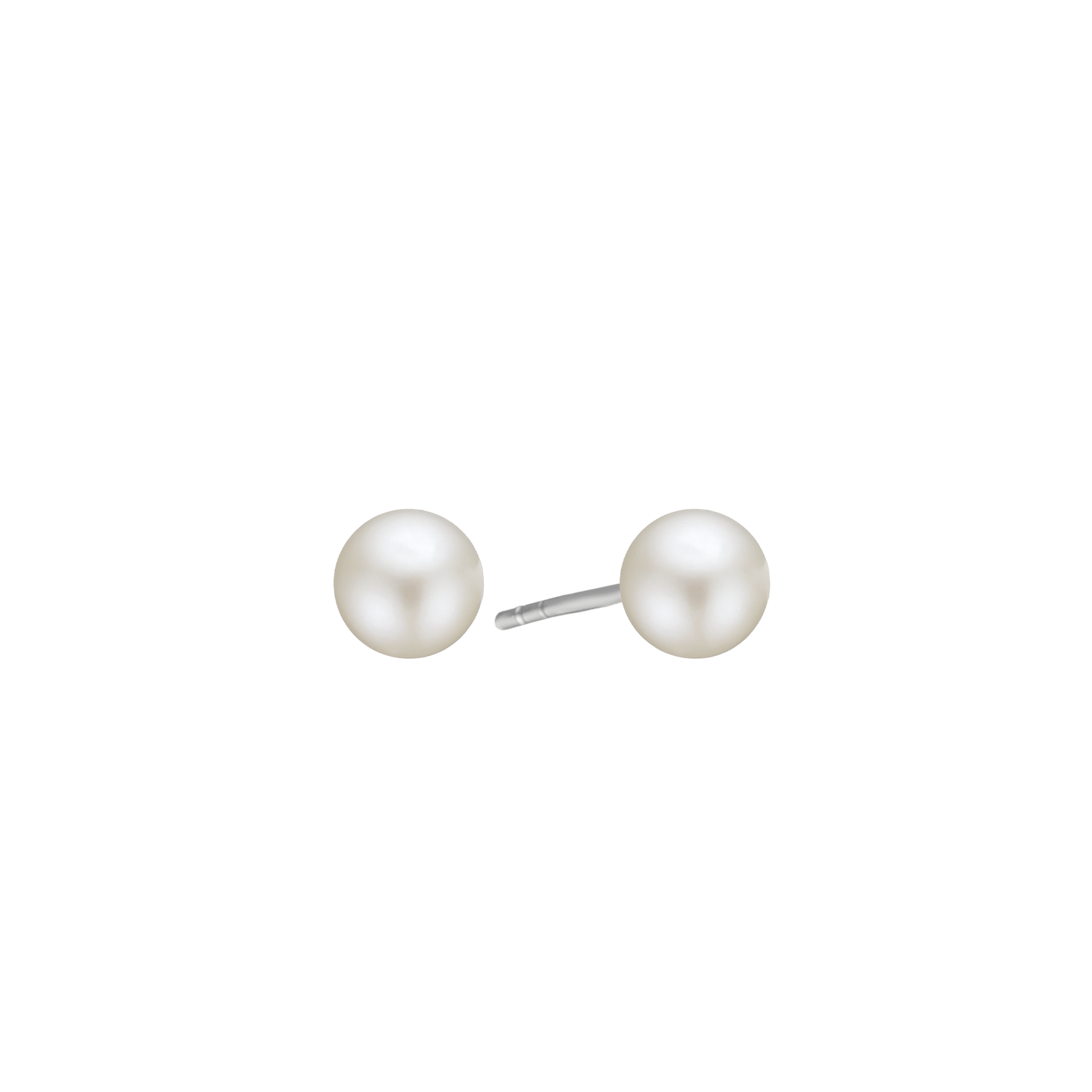 SØLV ØRESTIK M/FERSKVANDSPERLE 8MM
