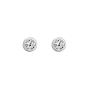 SØLV ØRESTIK M/SY.ZIRCONIA 3,5MM