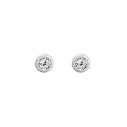 SØLV ØRESTIK M/SY.ZIRCONIA 3MM