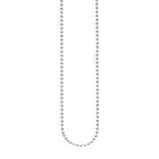 Sølv rh collier kugle facet 1,8mm 80cm