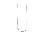 Sølv rh collier kugle facet 1,8mm60cm