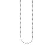 Sølv rh collier kugle facet 1,8mm70cm