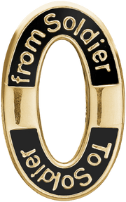 Soldier to Soldier lås - forgyldt sølv - Urma.dk