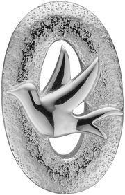 Soldier to Soldier lås - sølv med fugl - Urma.dk
