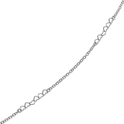 Sølv ankelkæde 18190910 - Urma.dk