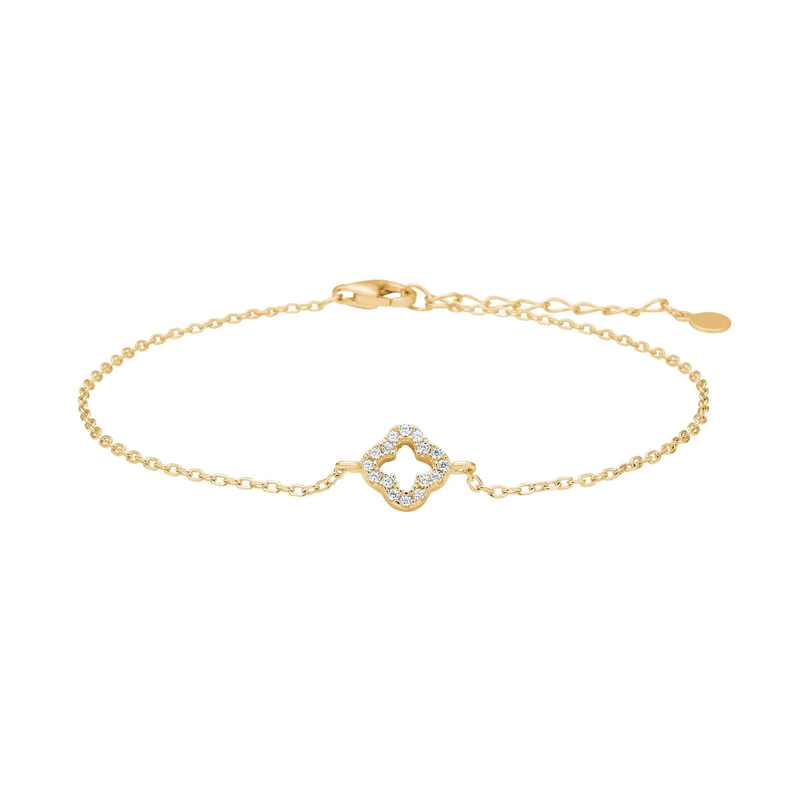 Sølv armbånd firekløver PAMELANOR - Urma.dk