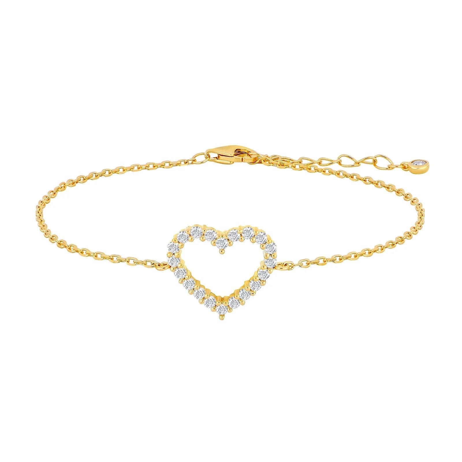 Sølv armbånd hjerte OBINOR - Urma.dk