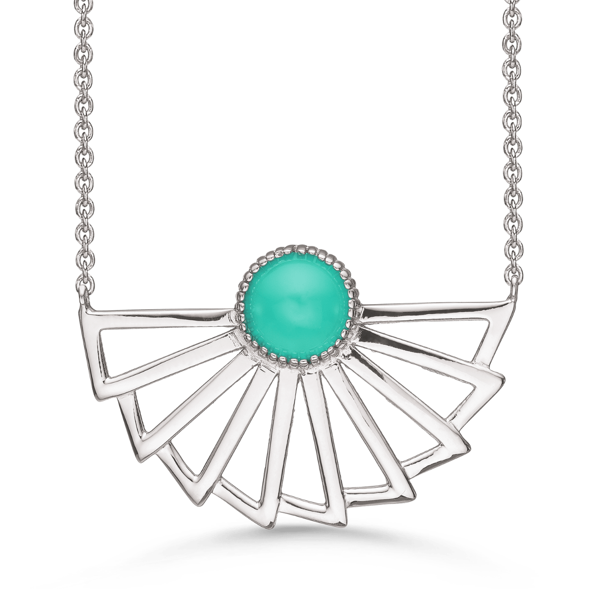Sølv collier rhodineret 16250006 - Urma.dk