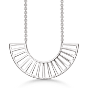 Sølv collier rhodineret 16250009 - Urma.dk
