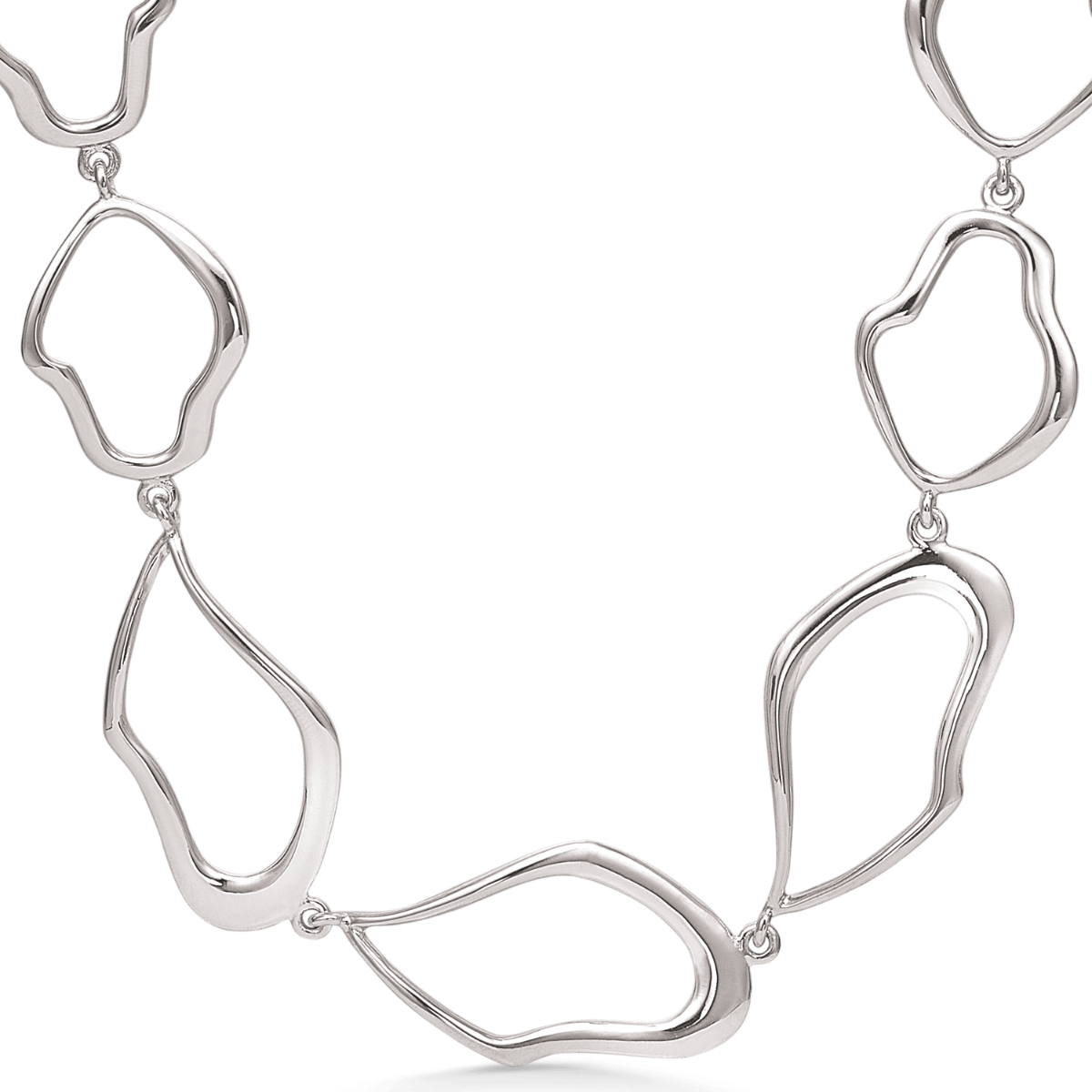 Sølv collier rhodineret 16254002 - Urma.dk