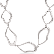 Sølv collier rhodineret 16254002 - Urma.dk