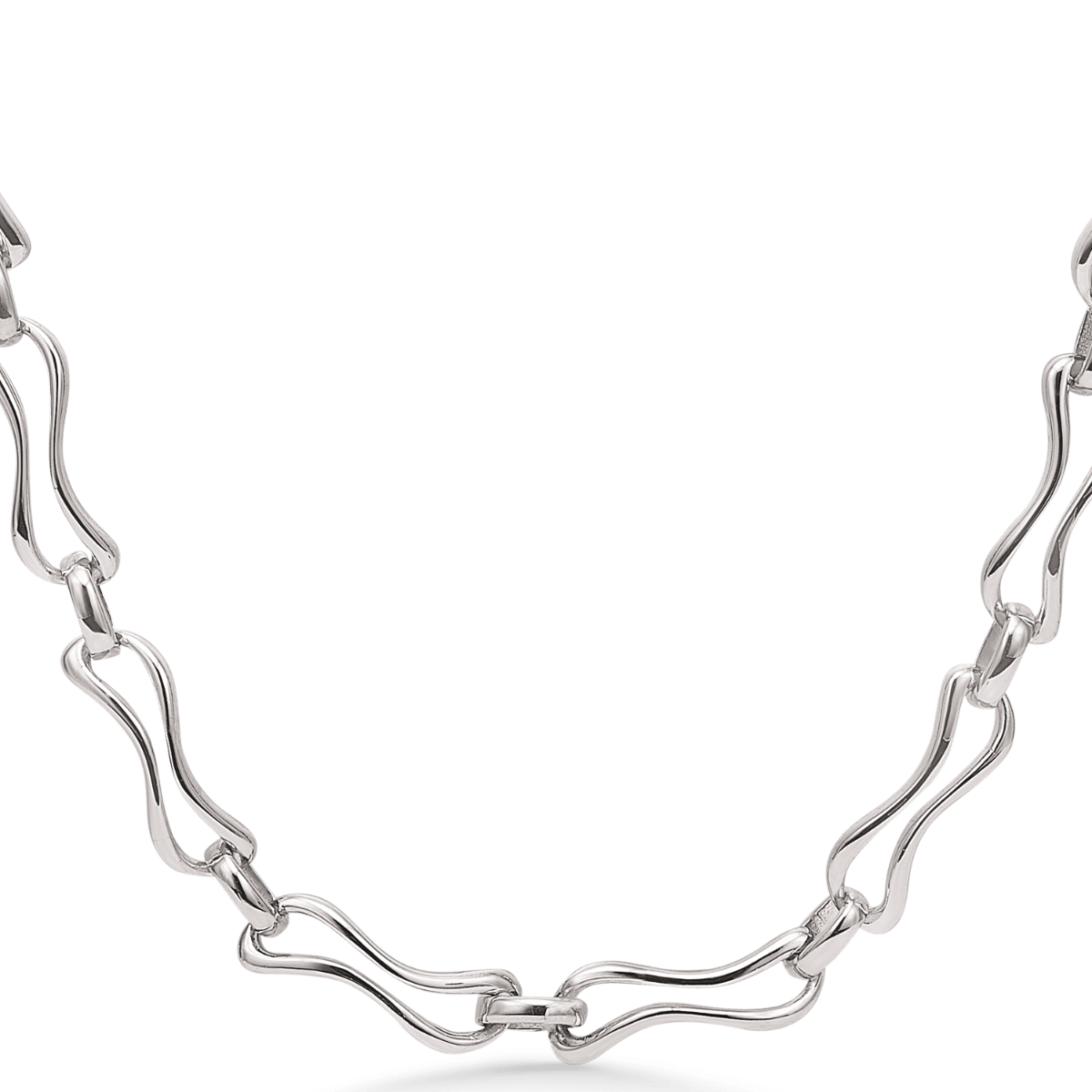 Sølv collier rhodineret 16254005 - Urma.dk