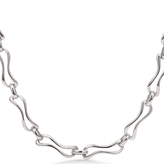 Sølv collier rhodineret 16254005 - Urma.dk