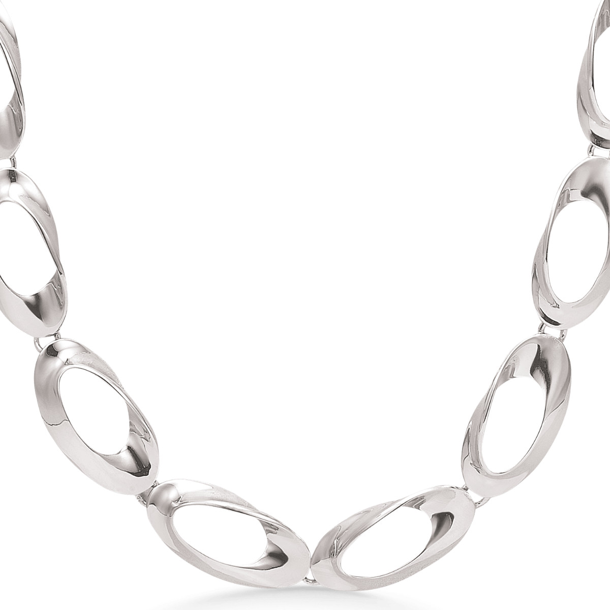 Sølv collier rhodineret 16254006 - Urma.dk