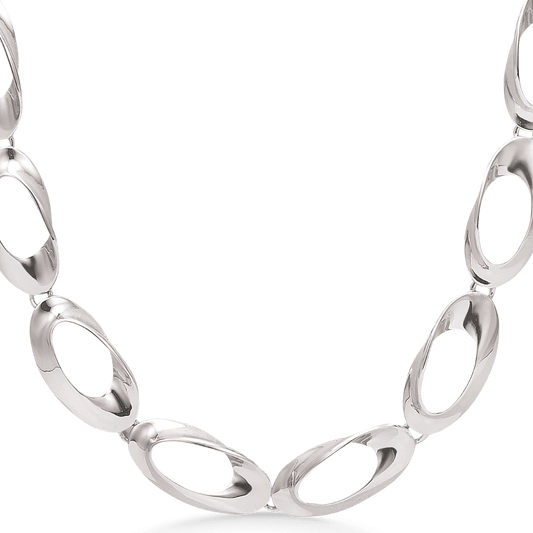 Sølv collier rhodineret 16254006 - Urma.dk