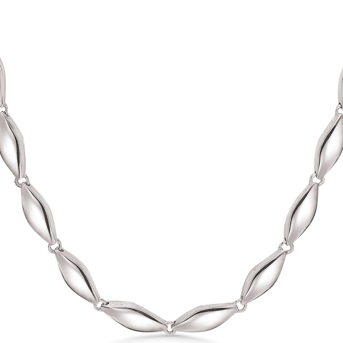 Sølv collier rhodineret 16254007 - Urma.dk