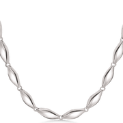 Sølv collier rhodineret 16254007 - Urma.dk