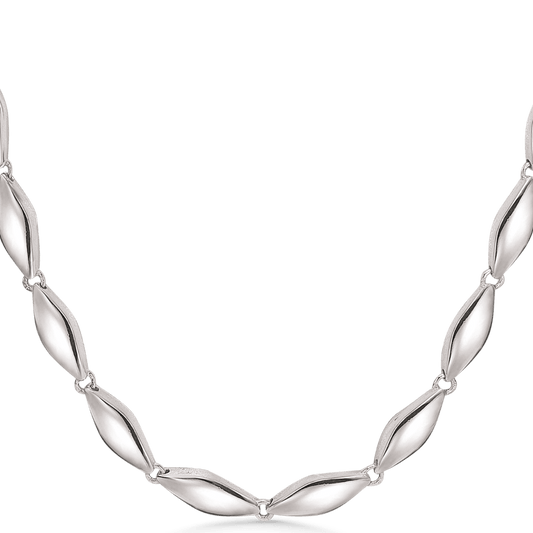 Sølv collier rhodineret 16254007 - Urma.dk