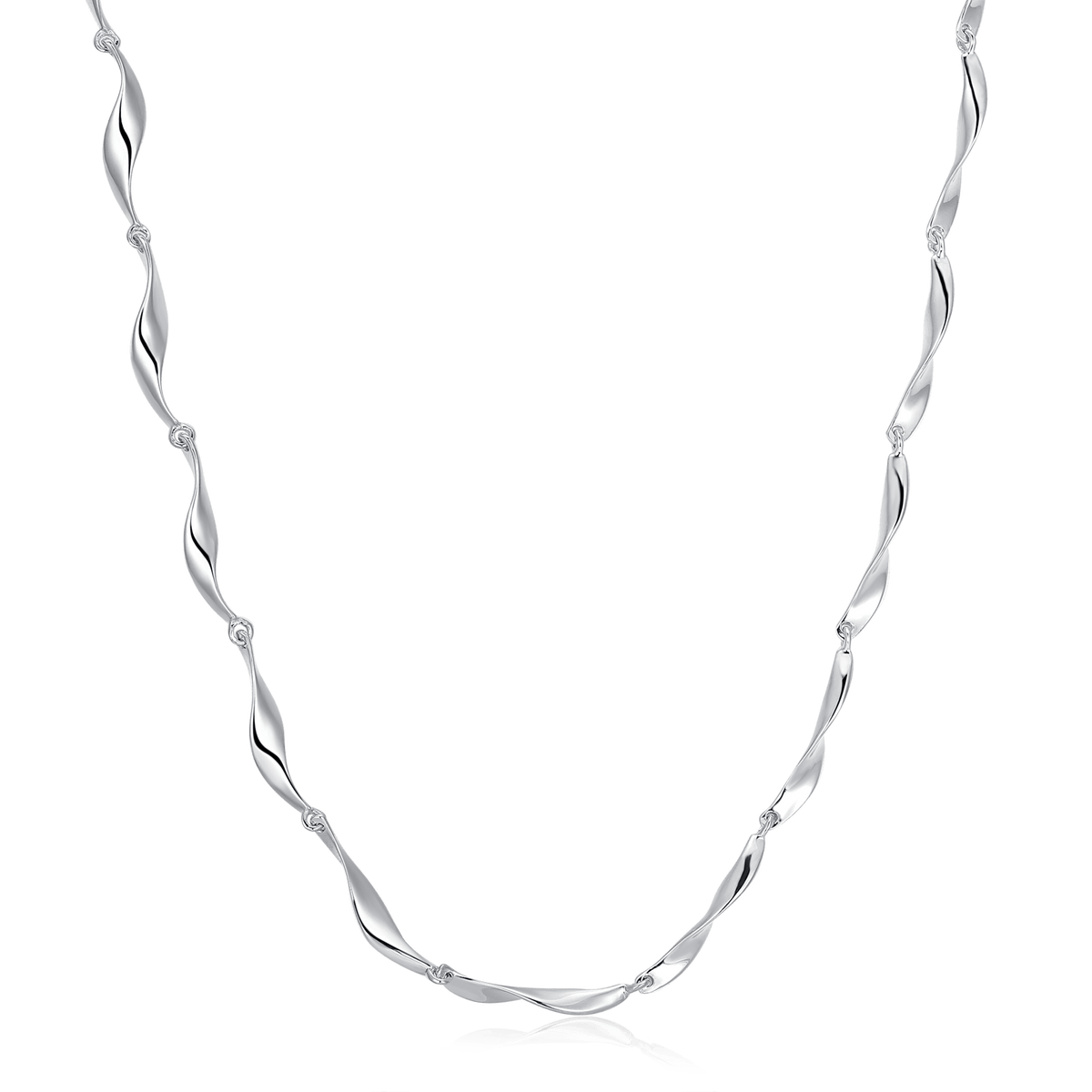 Sølv collier rhodineret 16254085 - Urma.dk