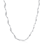 Sølv collier rhodineret 16254085 - Urma.dk