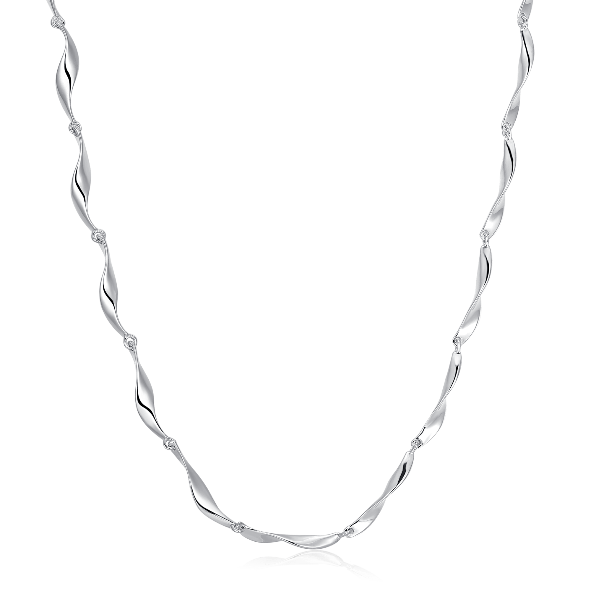 Sølv collier rhodineret 16254085 - Urma.dk