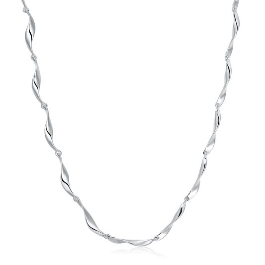 Sølv collier rhodineret 16254085 - Urma.dk