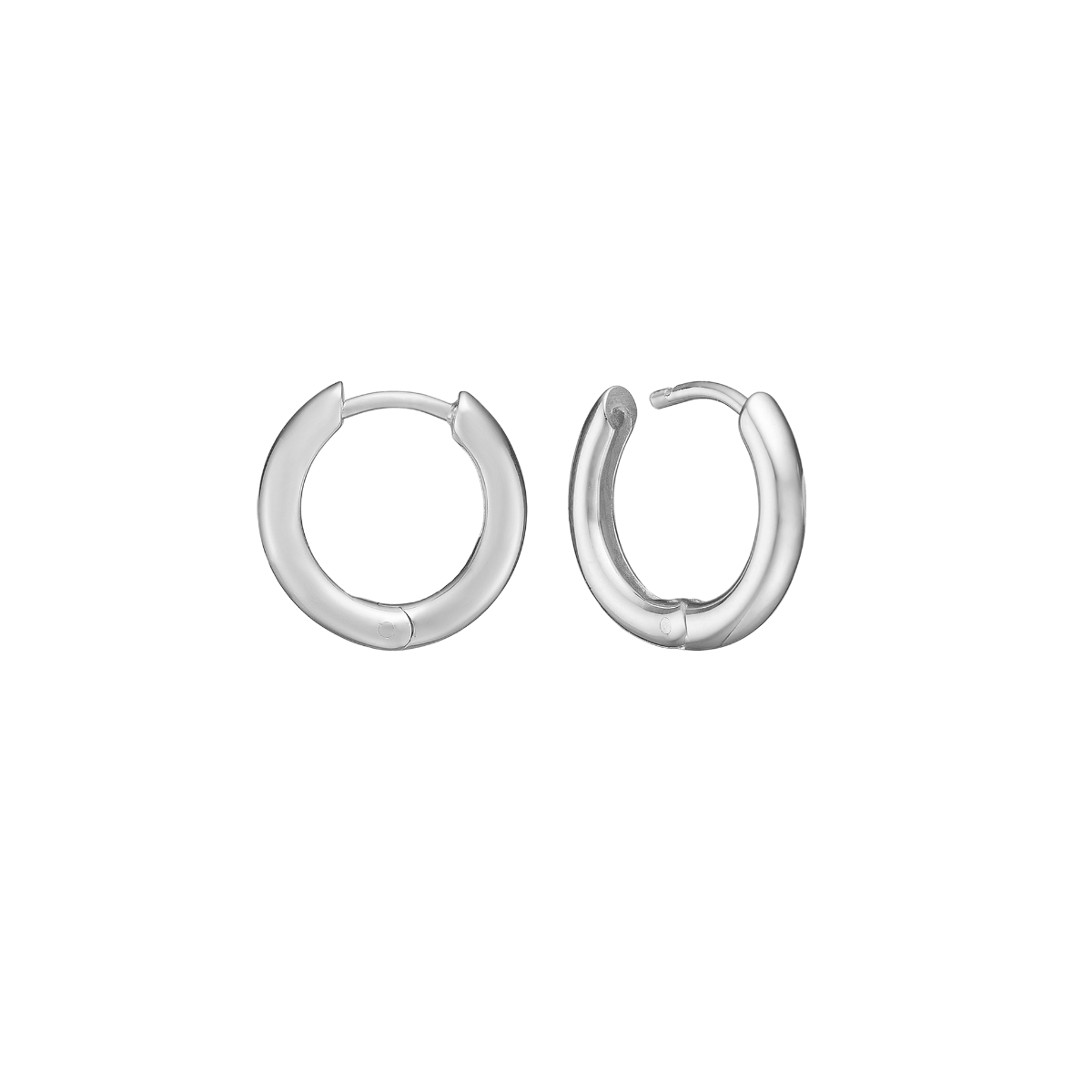 SØLV CREOL 13,5 MM, TRÅD 2,7 MM M/KLAPL - Urma.dk