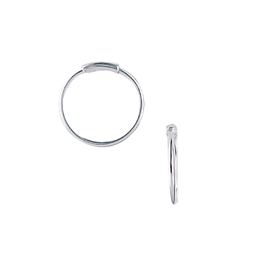 SØLV CREOL 17,5 MM , TRÅD 1MM MASSIV M/V - Urma.dk