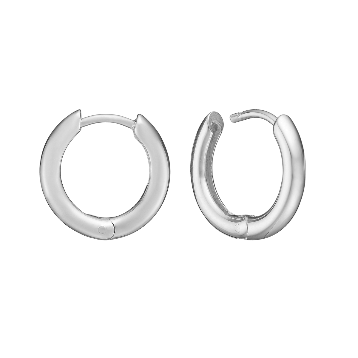 SØLV CREOL 21,5 MM, TRÅD 2,7 MM M/KLAPLÅ - Urma.dk