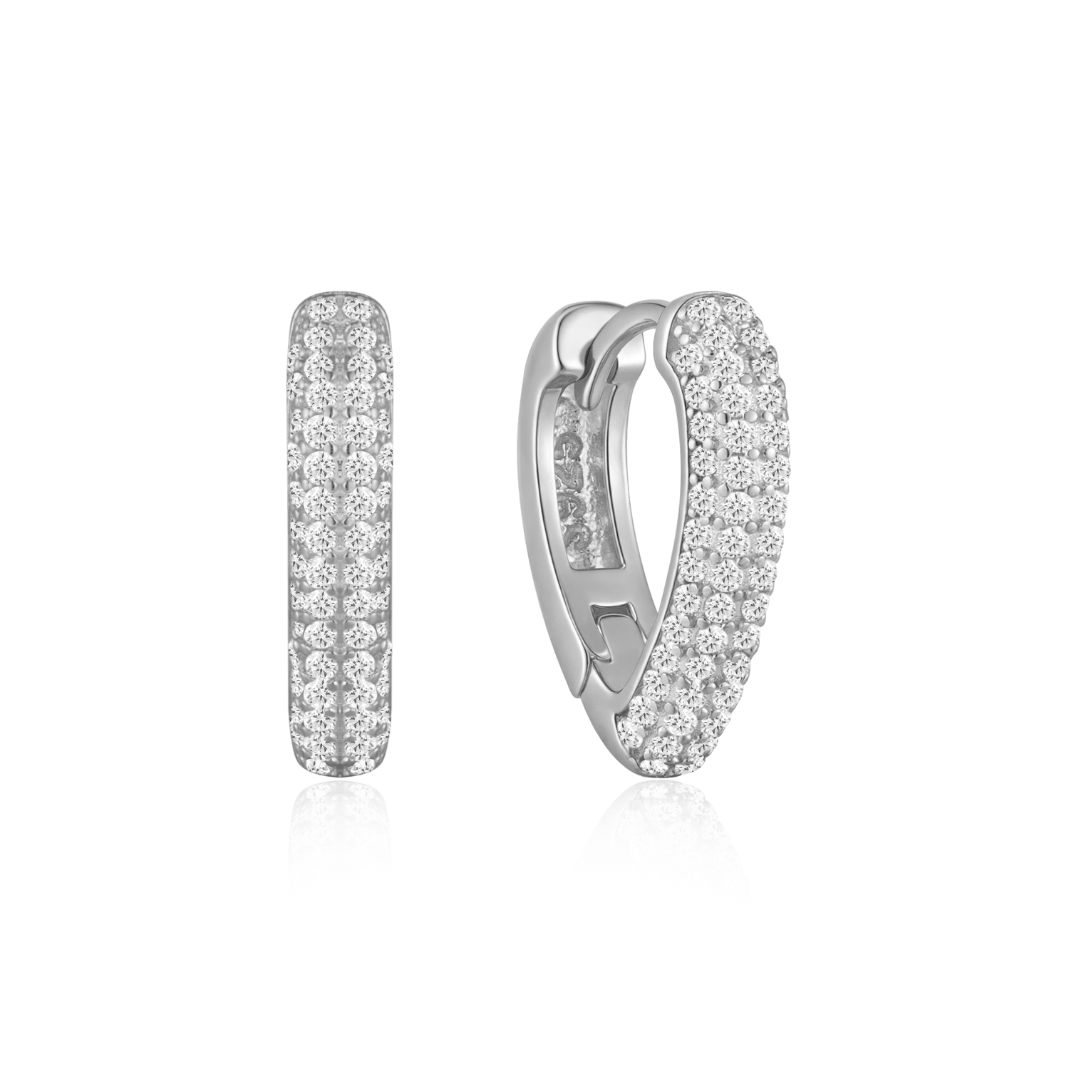 Sølv creoler 10262526 - Urma.dk