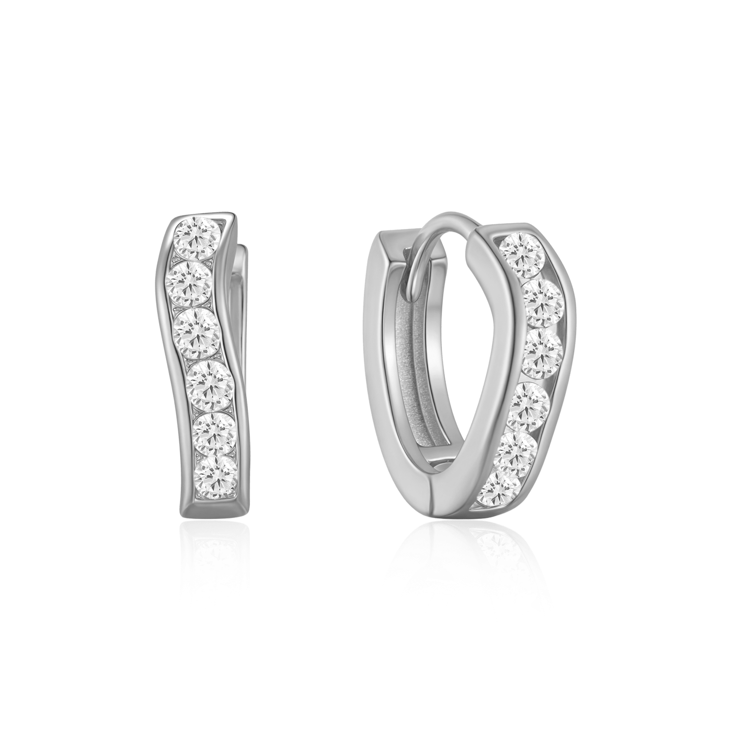 Sølv creoler 10262531 - Urma.dk