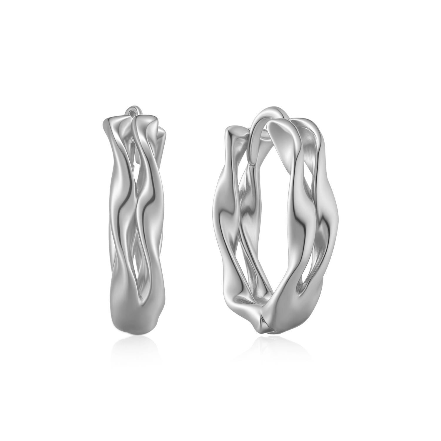 Sølv creoler 10262532 - Urma.dk