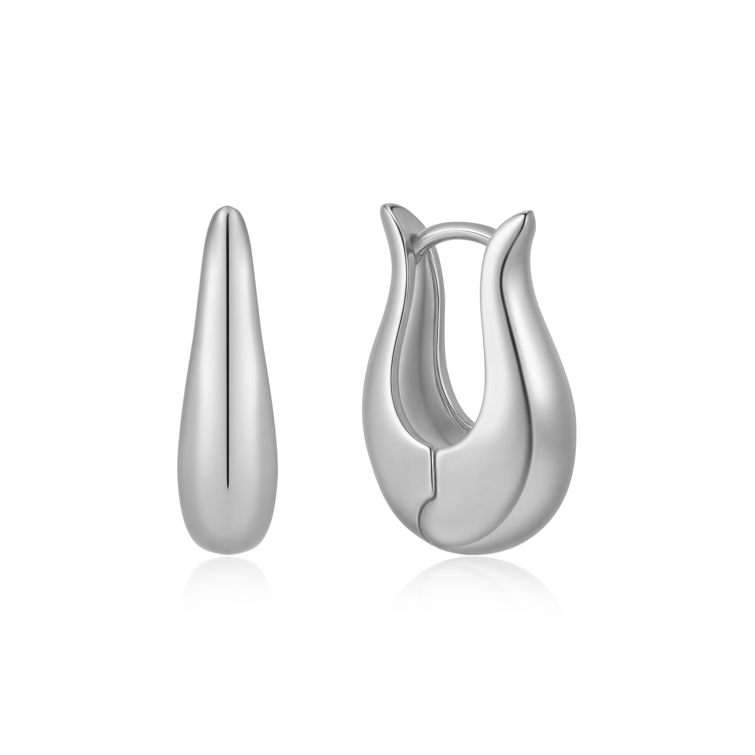 Sølv creoler 10262537 - Urma.dk