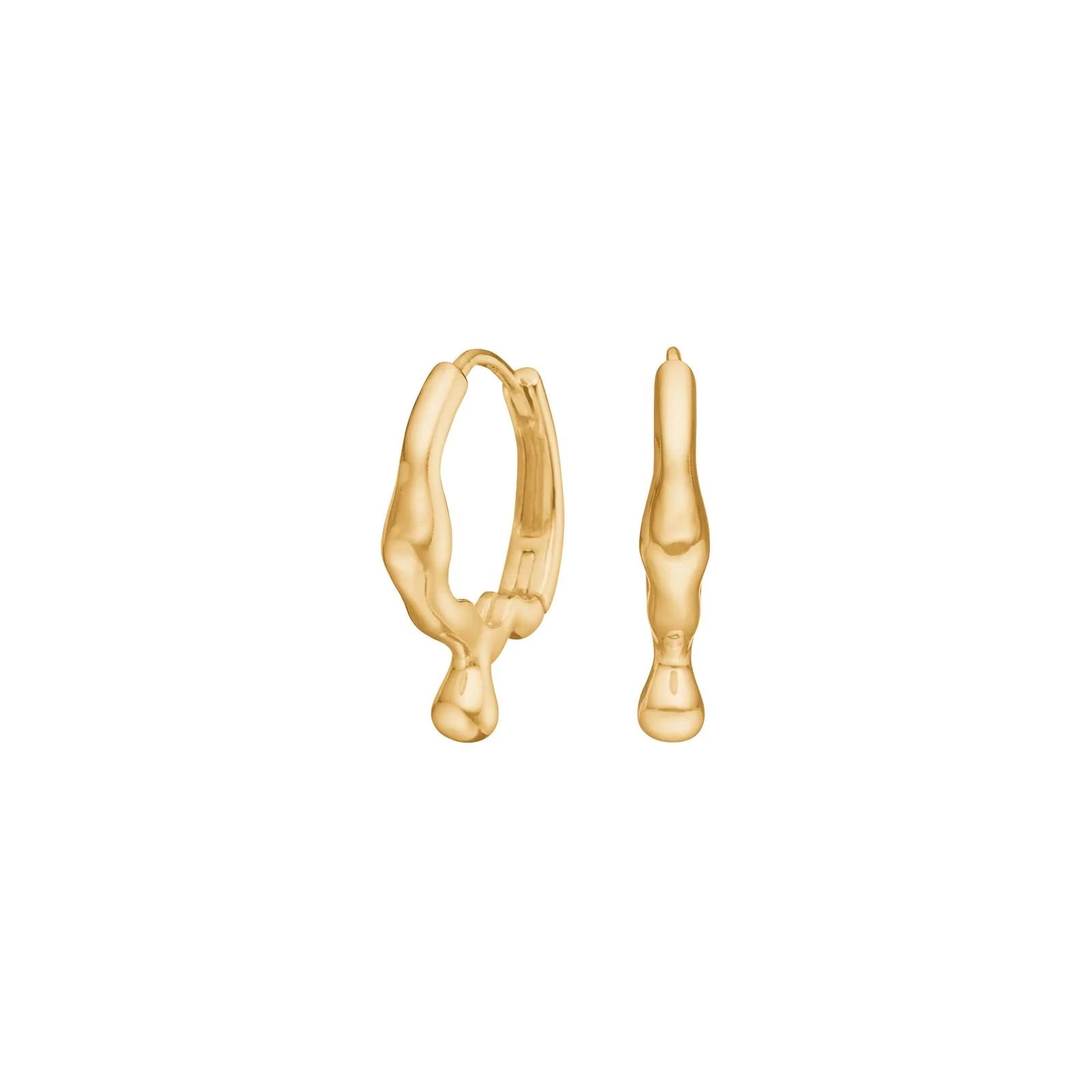 Sølv creoler FLUID52 - Urma.dk