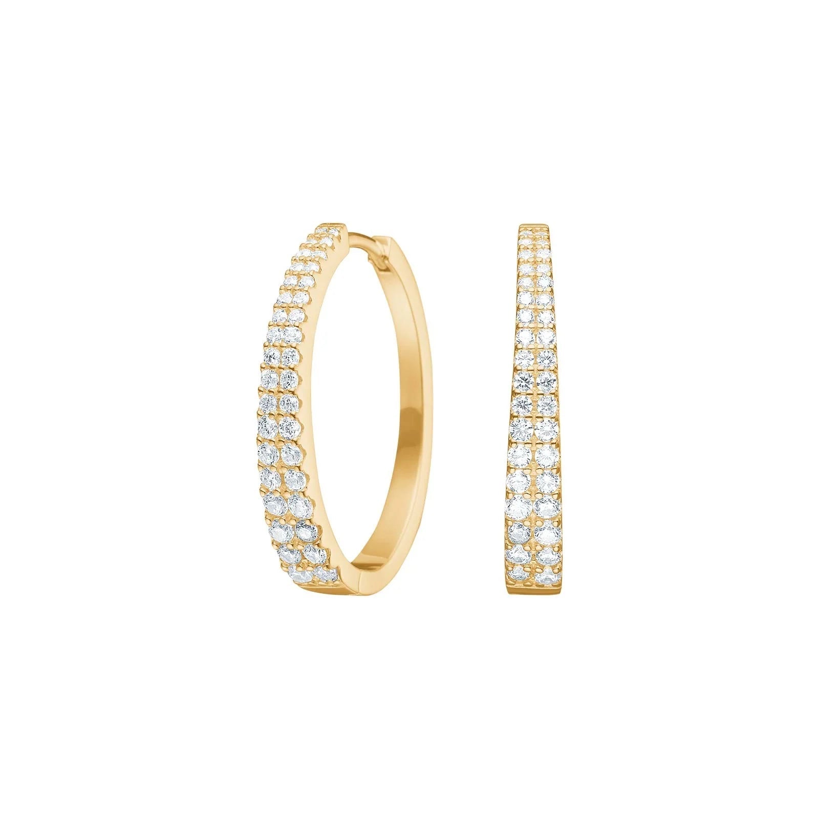 Sølv creoler large RUNANOR - Urma.dk