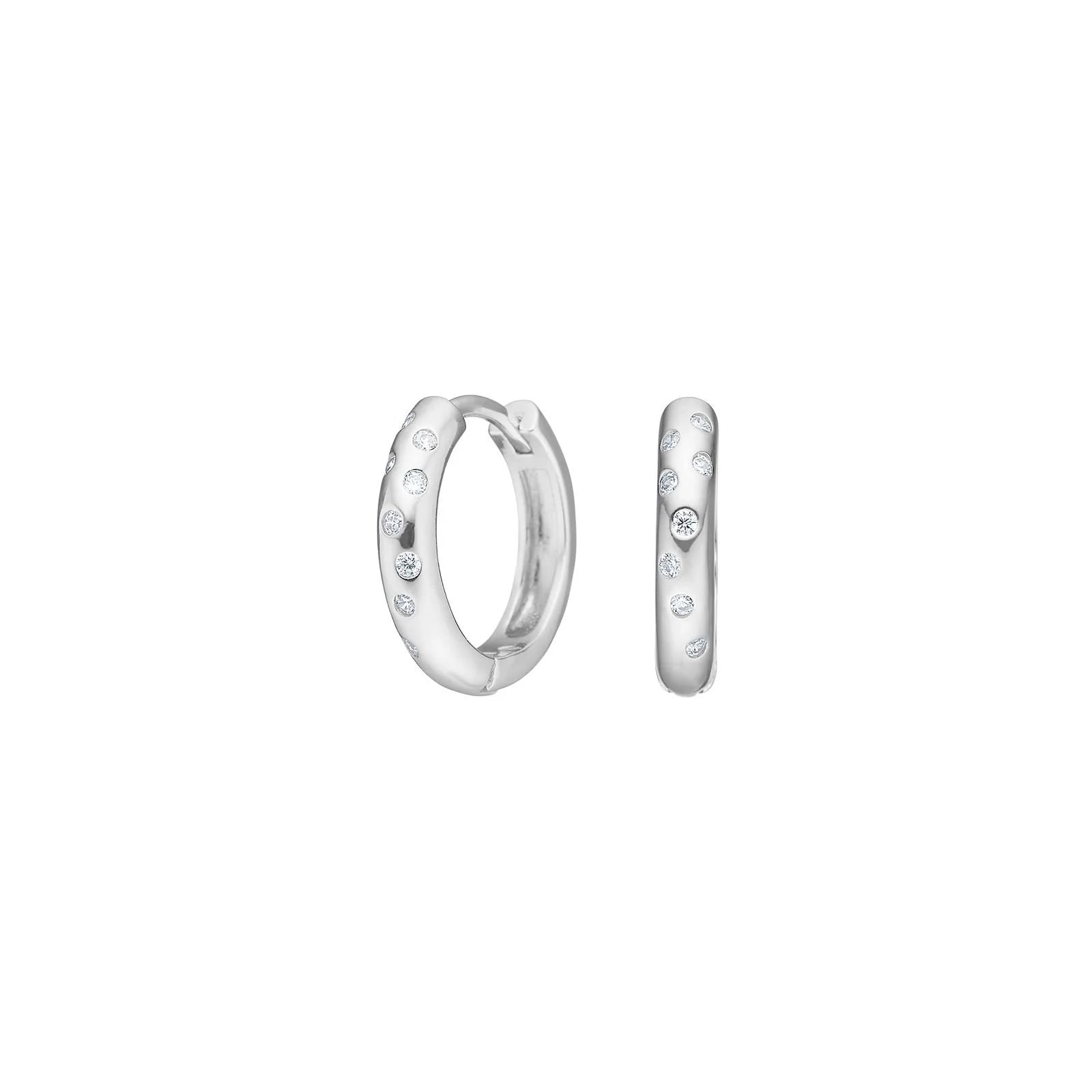 Sølv creoler POPNOR - Urma.dk