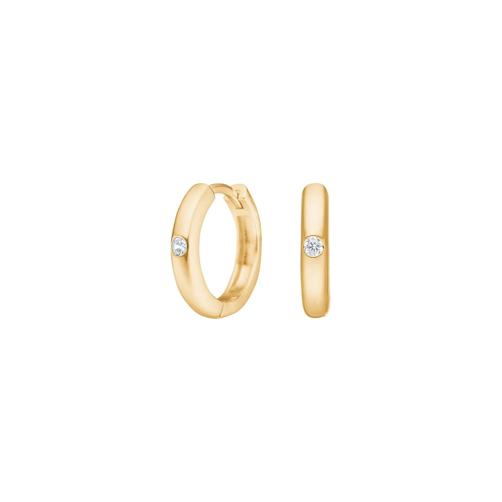 Sølv creoler POPNOR - Urma.dk