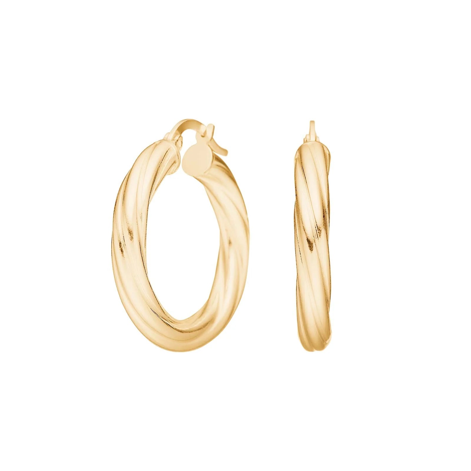 Sølv creoler TORN52 - Urma.dk