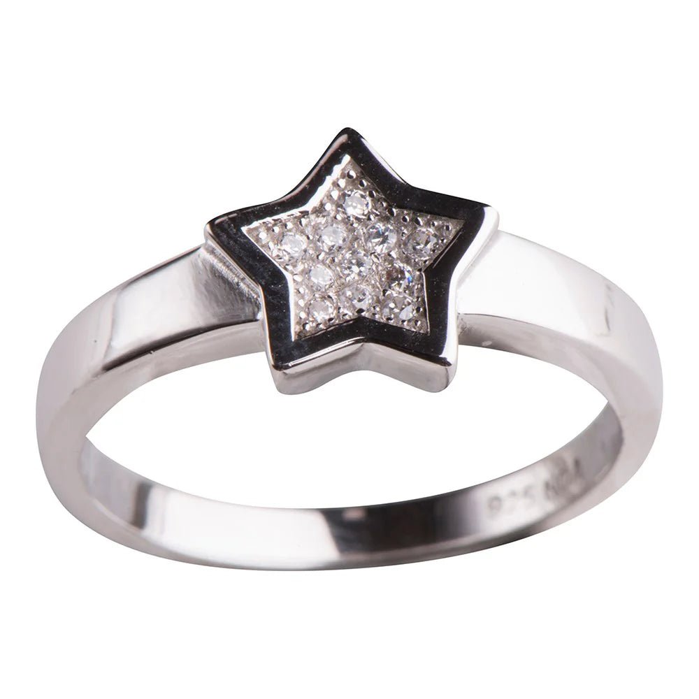 Sølv Damering m/ syn zirkonia - Urma.dk