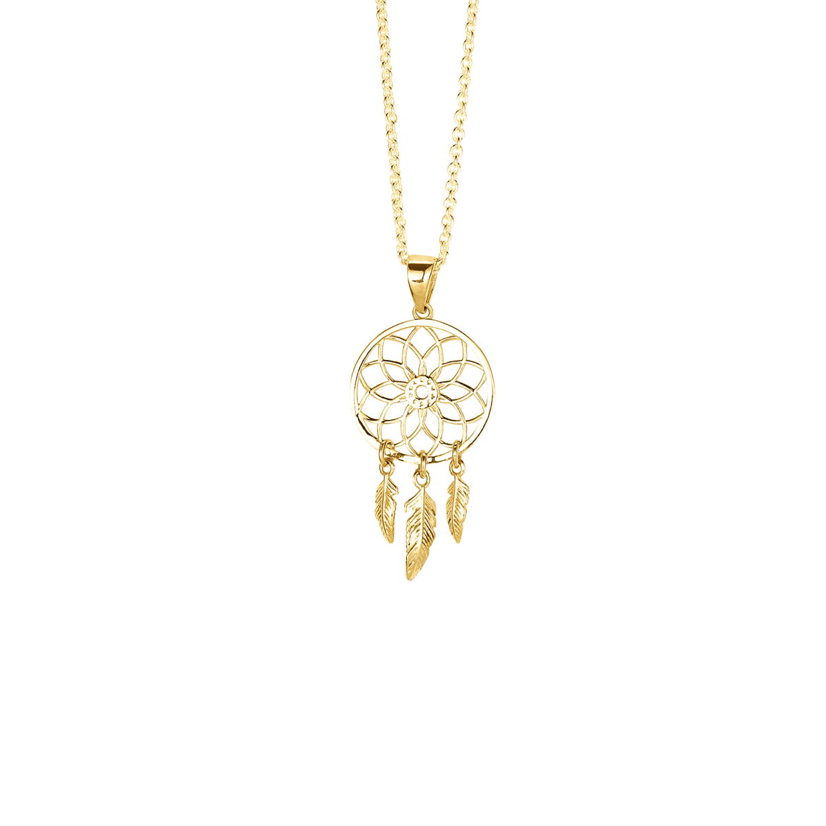 Sølv forg halssmykke drømmefanger - Urma.dk