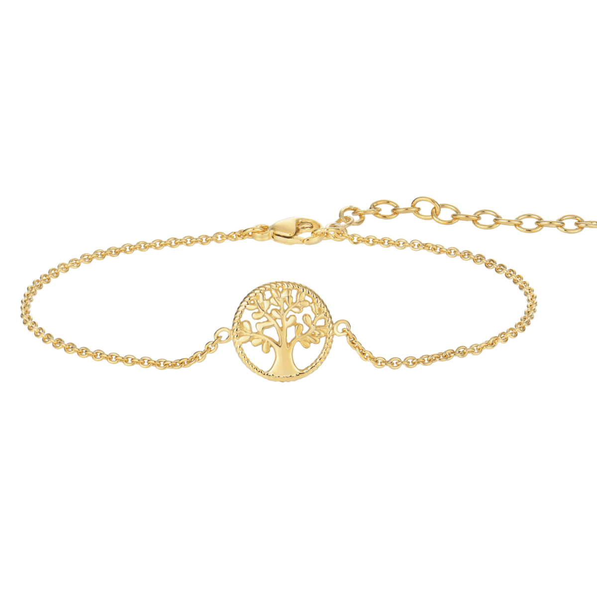 Sølv forgyldt ankelkæde F18223600 - Urma.dk