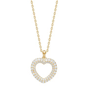 Sølv halskæde hjerte PAULANOR - Urma.dk