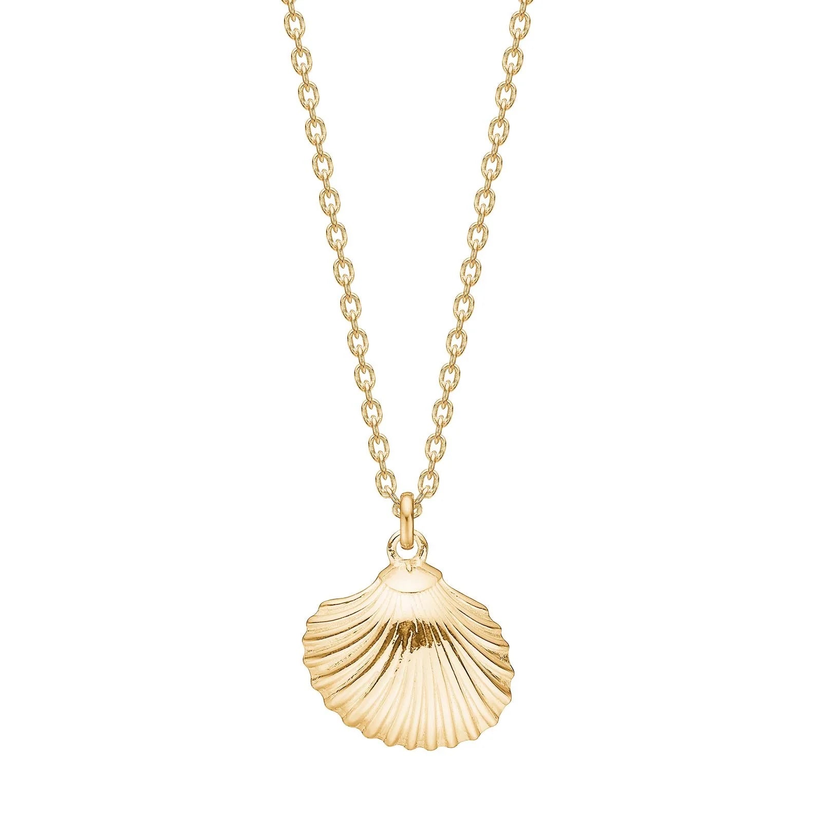 Sølv halskæde muslingeskal SEA52 - Urma.dk