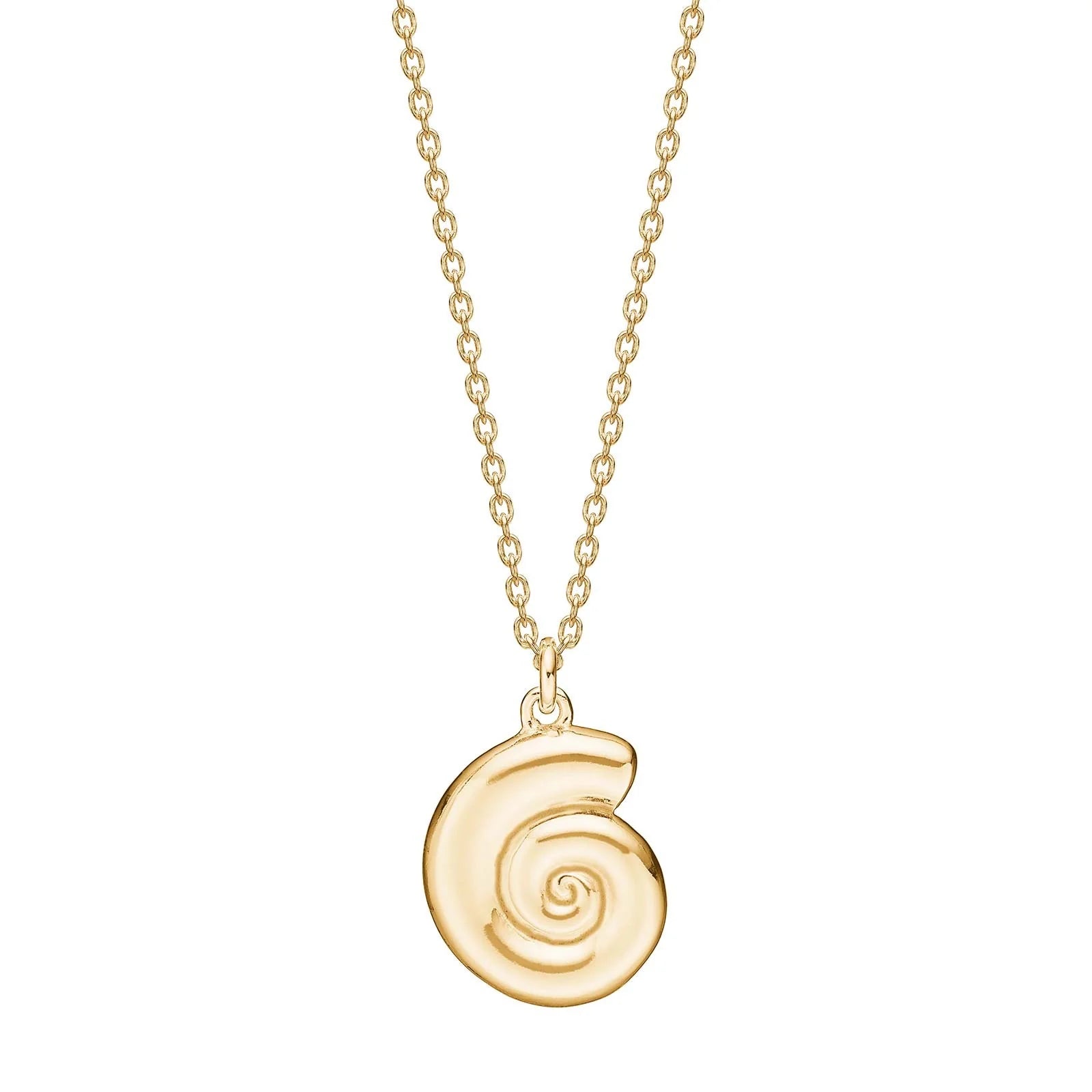 Sølv halskæde sneglehus SEA52 - Urma.dk