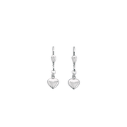 SØLV ØREHÆNGER M/HJERTE - Urma.dk