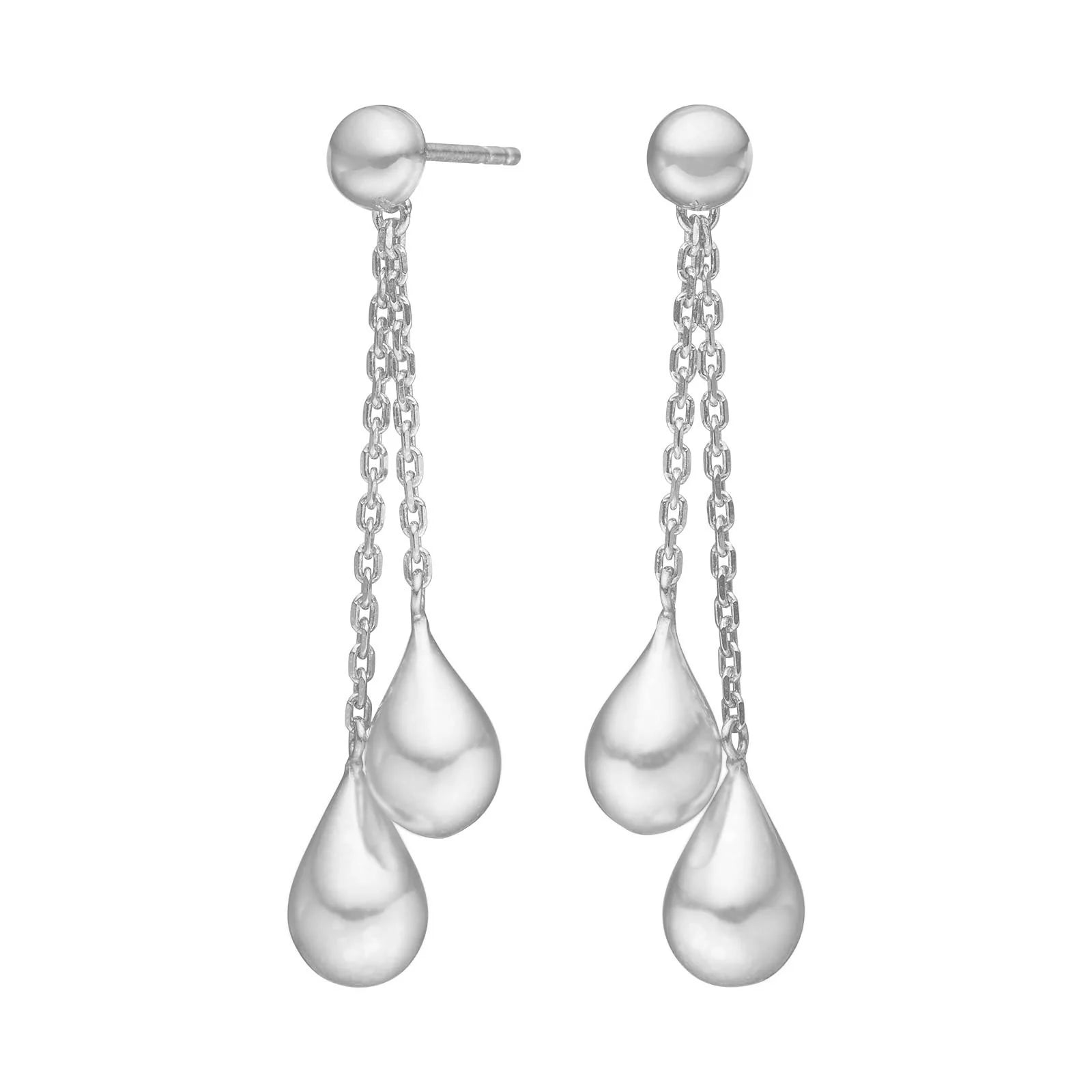 Sølv ørehængere DROPS52 - Urma.dk