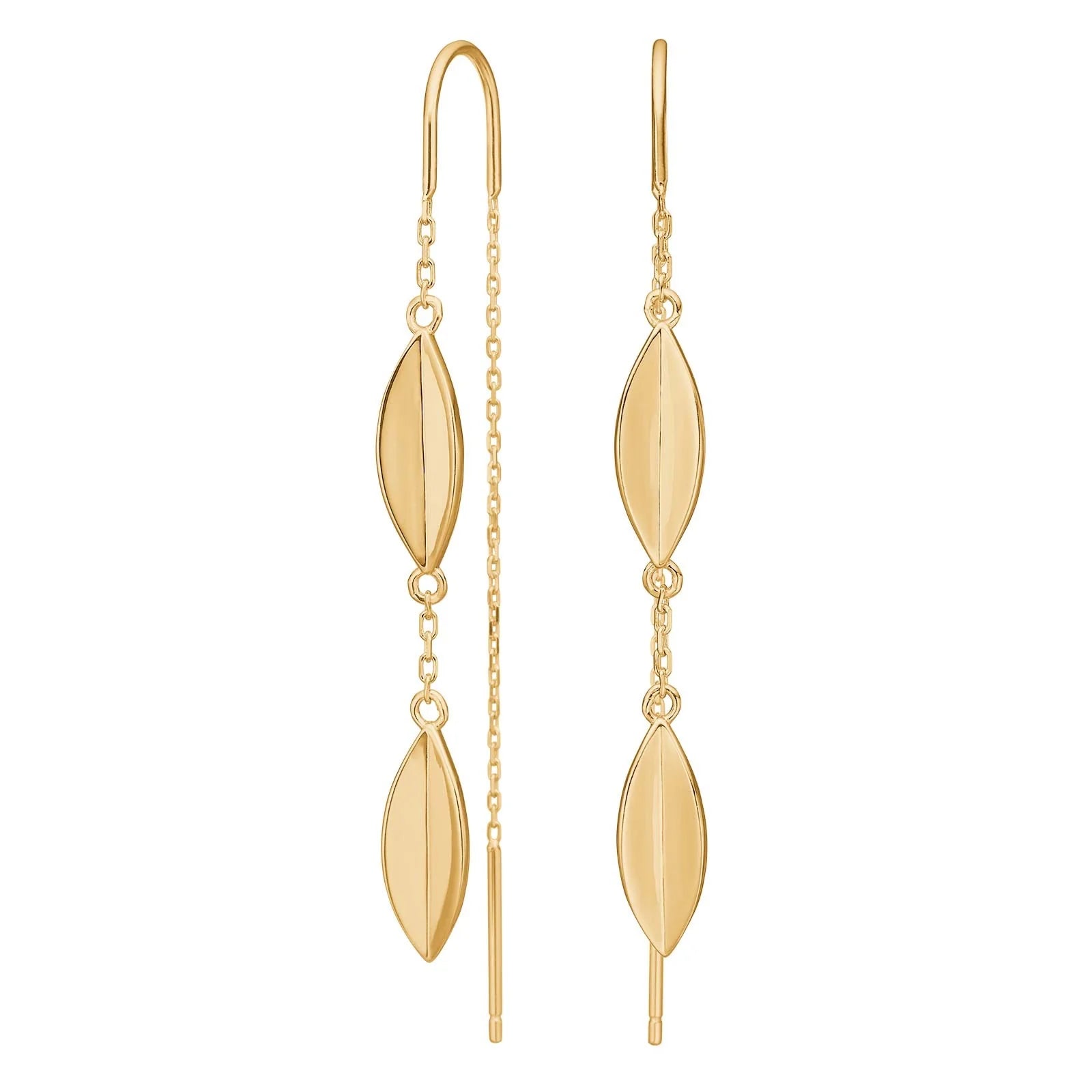 Sølv ørehængere LEAVE52 - Urma.dk