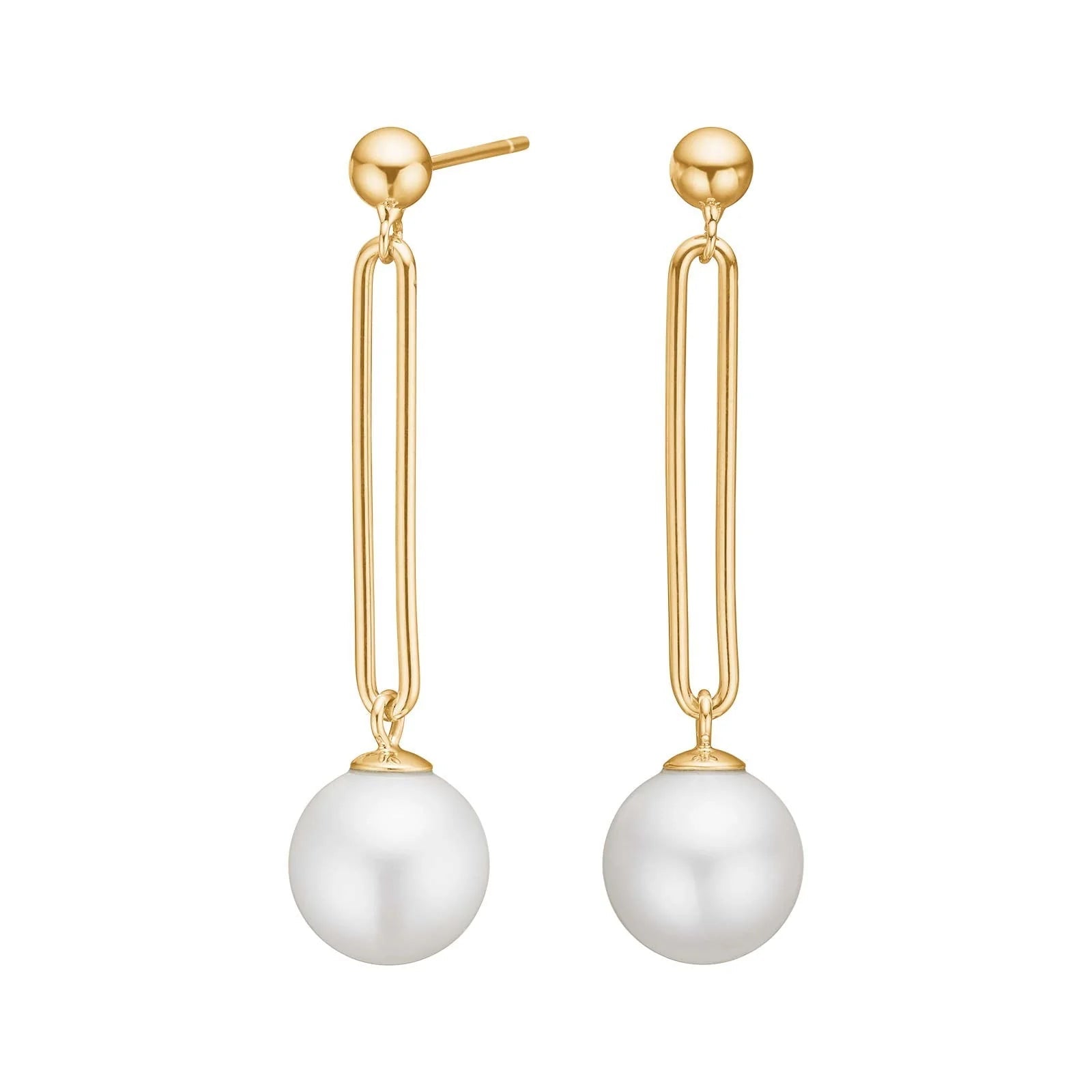 Sølv ørehængere PEARLY52 - Urma.dk