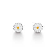 SØLV ØRESTIK M/EMALJE BLOMST - Urma.dk