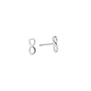 SØLV ØRESTIK UENDELIGHEDSTEGN - Urma.dk